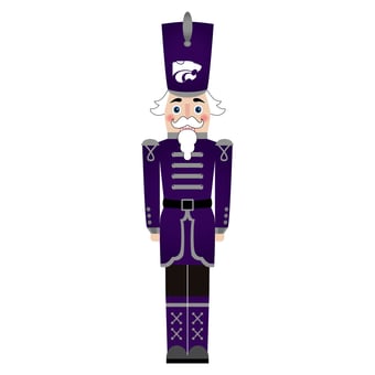 Kansas State Wildcats 46" Nutcracker Leaner