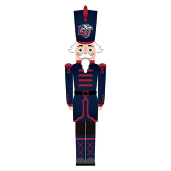 Liberty Flames 46" Nutcracker Leaner