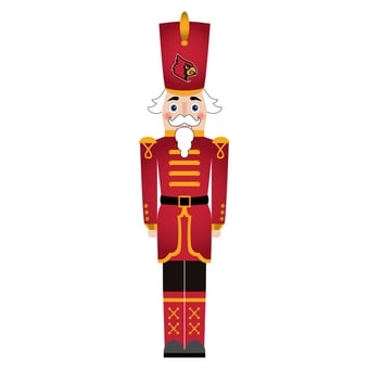 Louisville Cardinals 46" Nutcracker Leaner