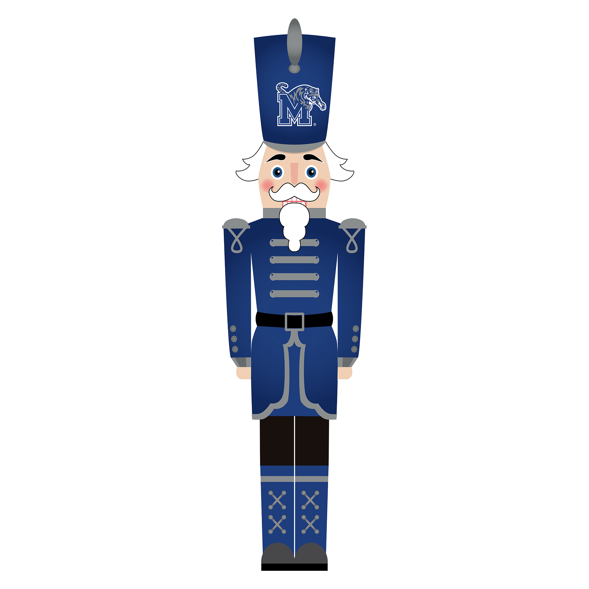 Memphis Tigers 46" Nutcracker Leaner