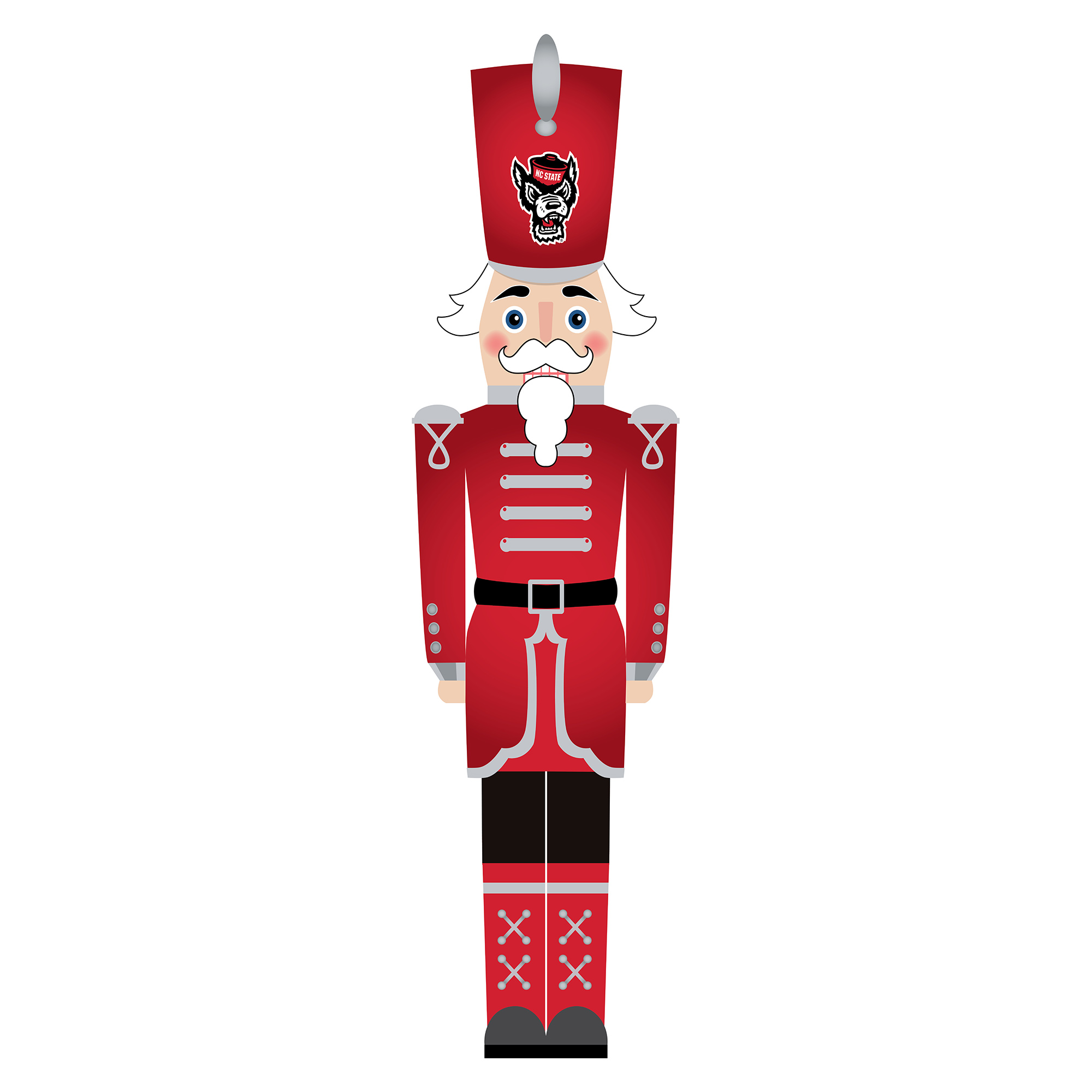 NC State Wolfpack 46" Nutcracker Leaner