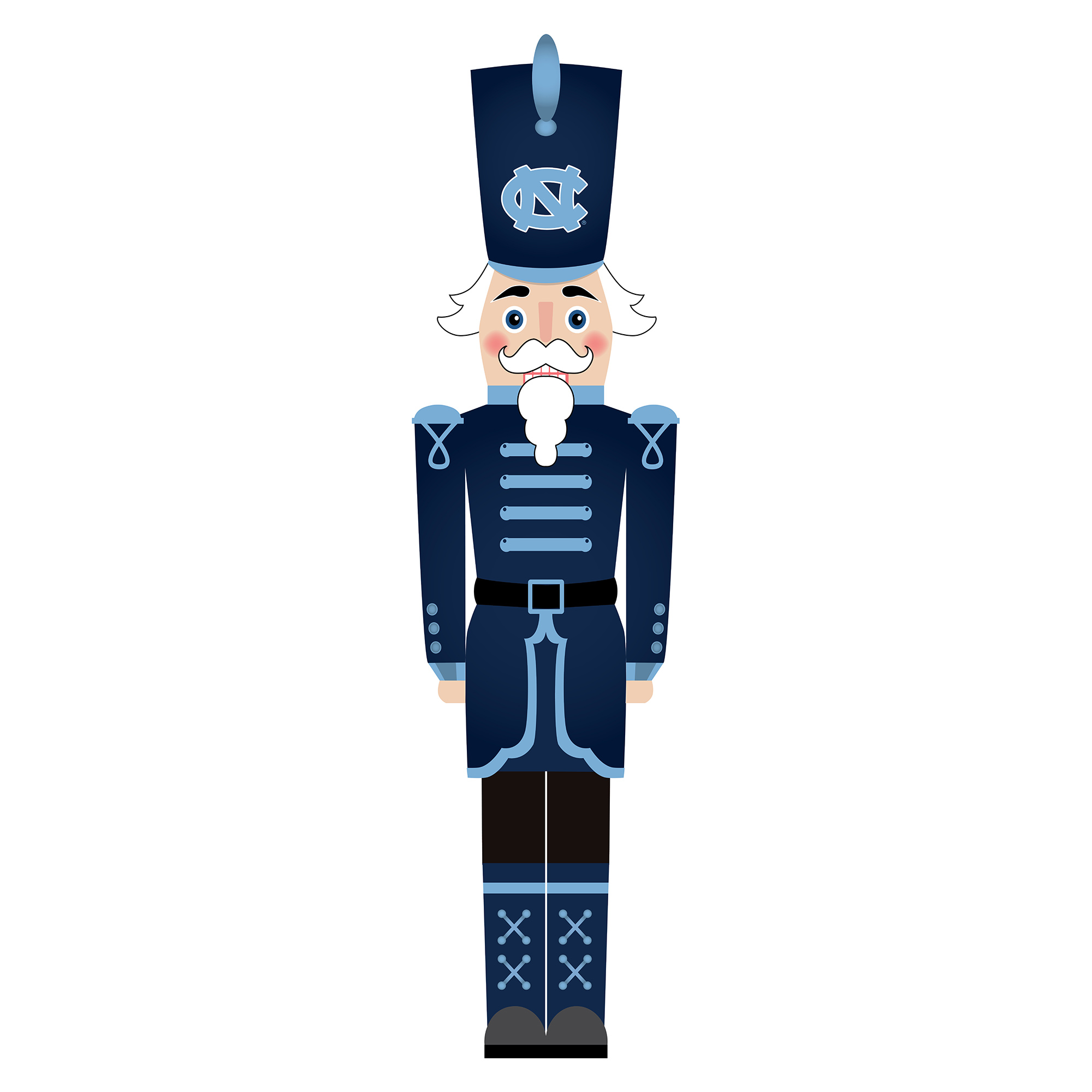 North Carolina Tar Heels 46" Nutcracker Leaner