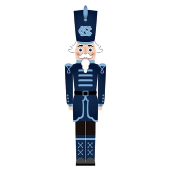 North Carolina Tar Heels 46" Nutcracker Leaner