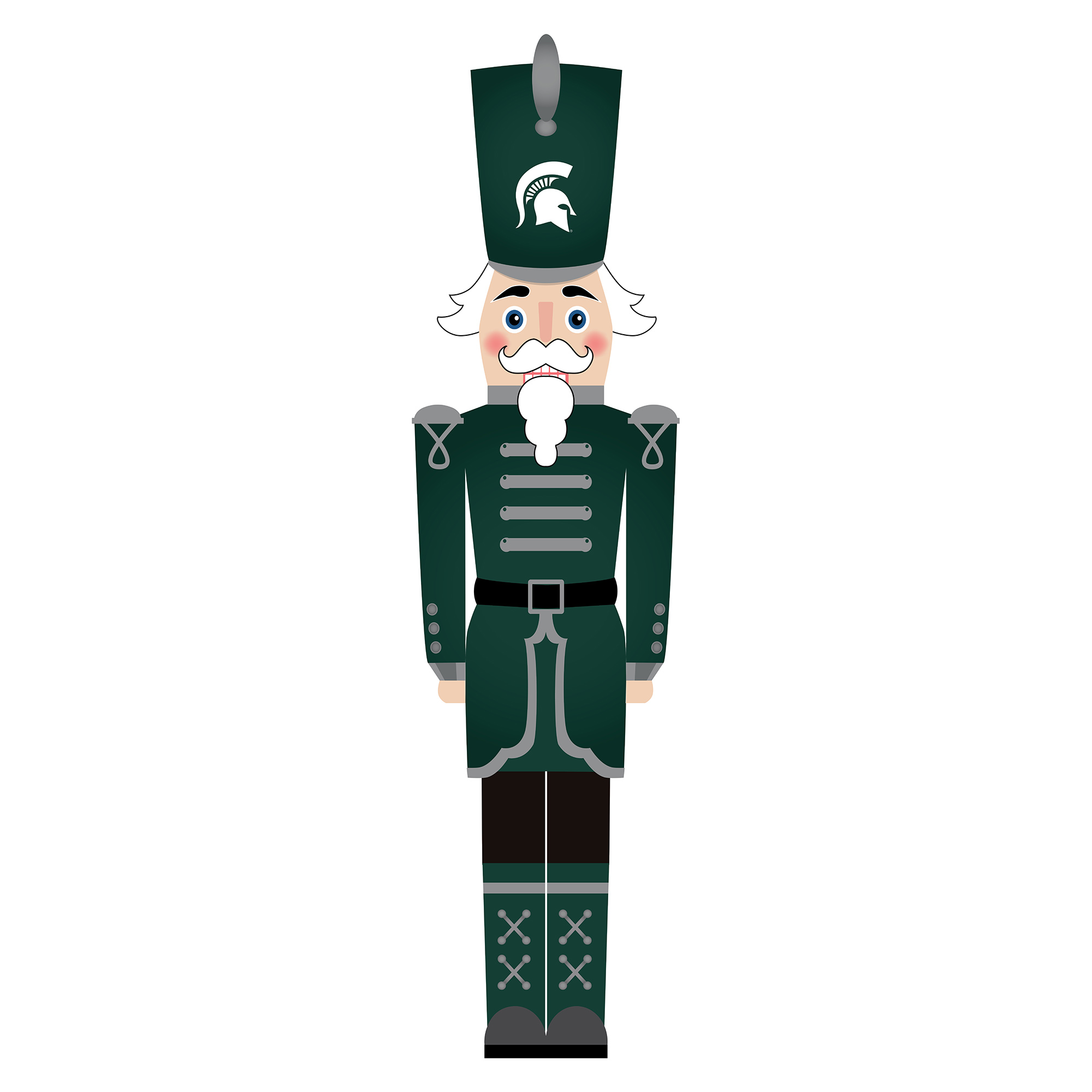Michigan State Spartans 46" Nutcracker Leaner