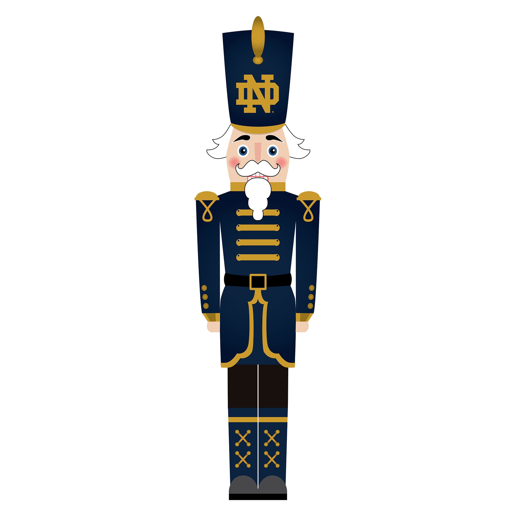 Notre Dame Fighting Irish 46" Nutcracker Leaner