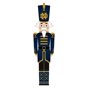 Notre Dame Fighting Irish 46" Nutcracker Leaner