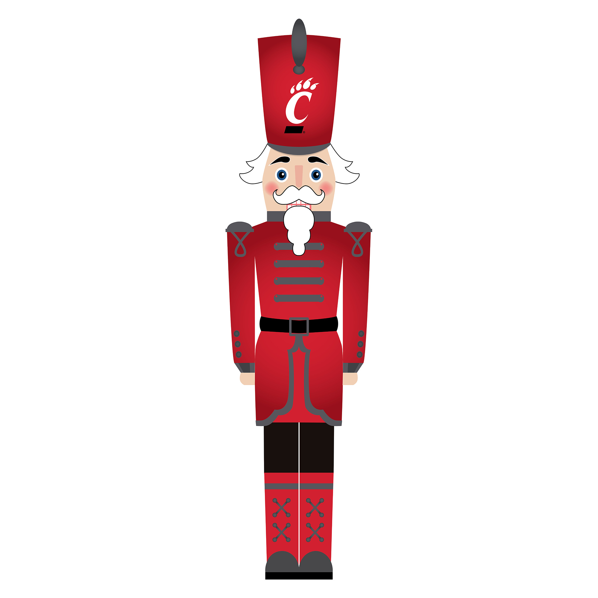 Cincinnati Bearcats 46" Nutcracker Leaner