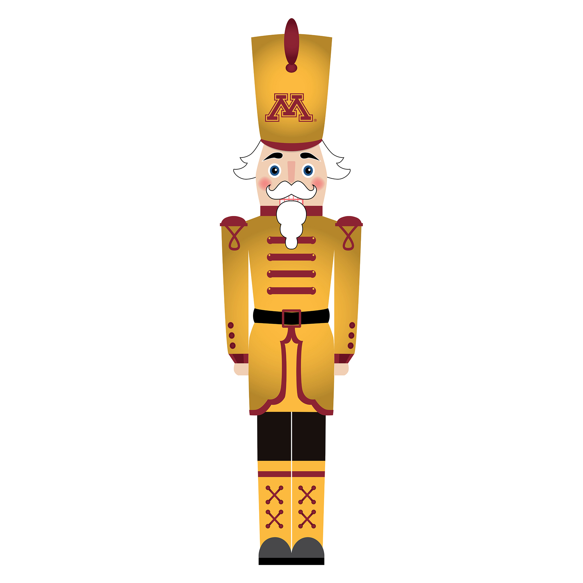 Minnesota Golden Gophers 46" Nutcracker Leaner