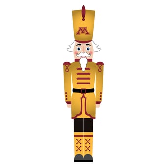 Minnesota Golden Gophers 46" Nutcracker Leaner