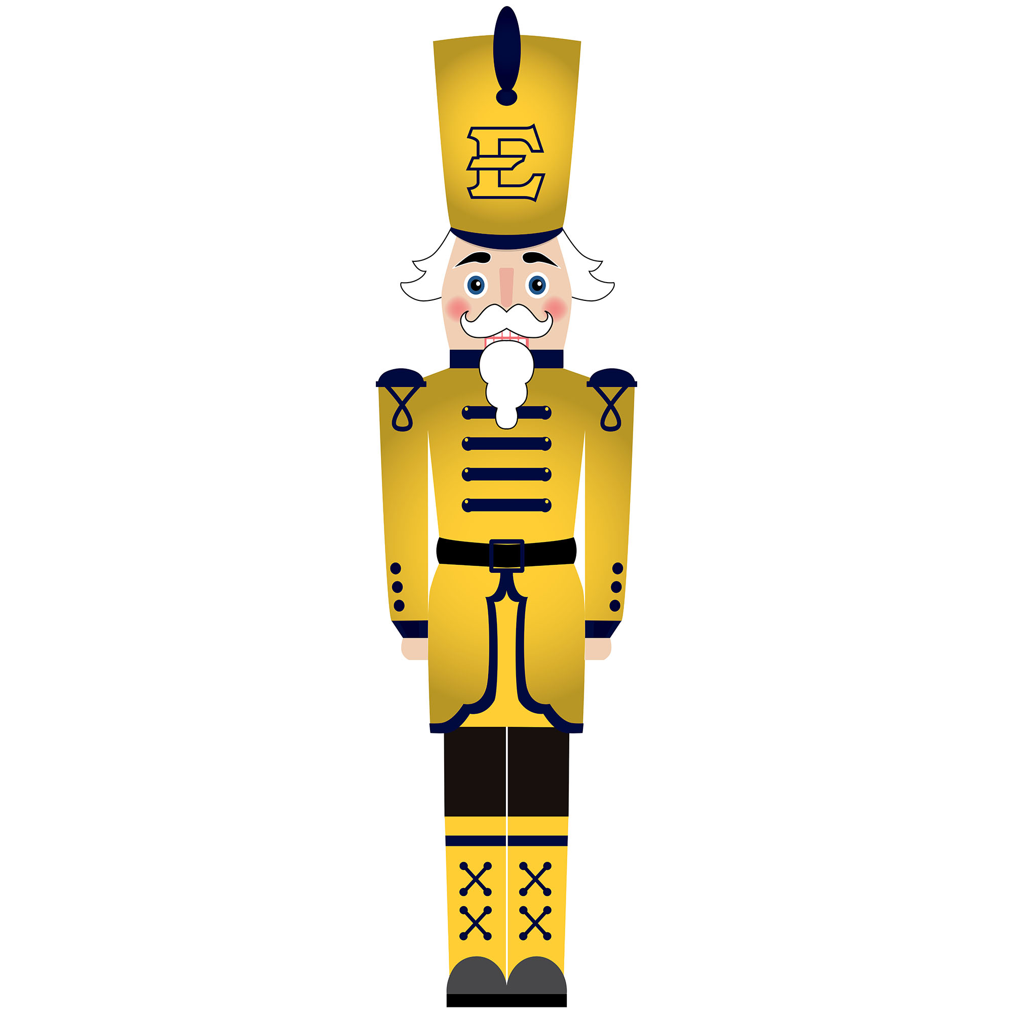 ETSU Buccaneers 46" Nutcracker Leaner
