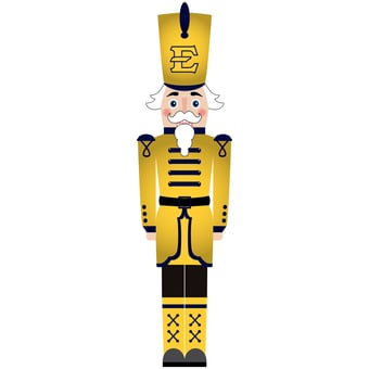 ETSU Buccaneers 46" Nutcracker Leaner