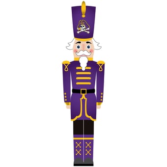 ECU Pirates 46" Nutcracker Leaner