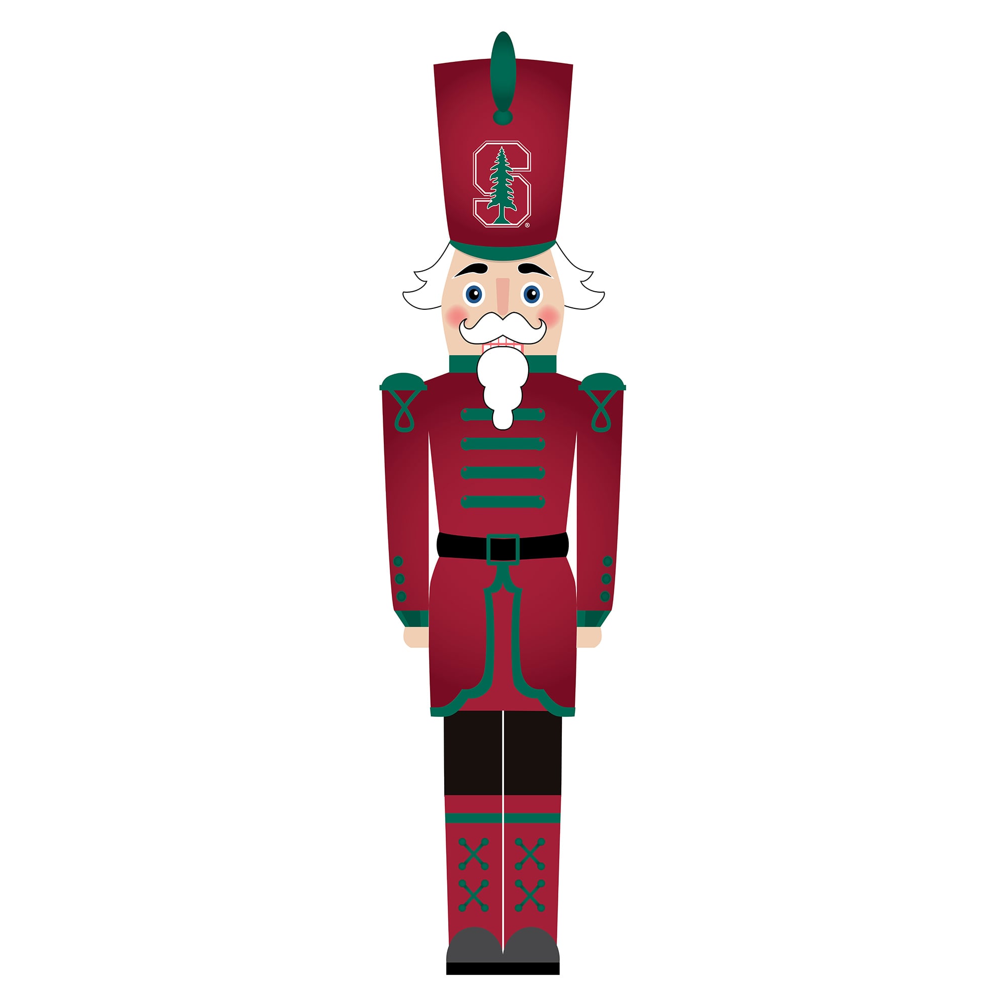 Stanford Cardinal 46" Nutcracker Leaner
