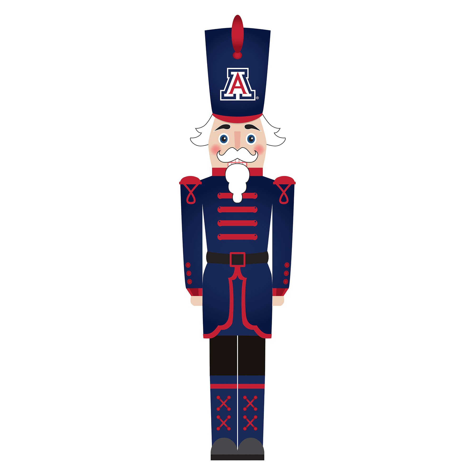 Arizona Wildcats 46" Nutcracker Leaner