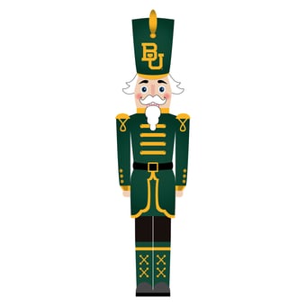 Baylor Bears 46" Nutcracker Leaner