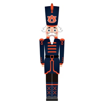 Auburn Tigers 46" Nutcracker Leaner