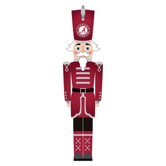 Alabama Crimson Tide 46" Nutcracker Leaner
