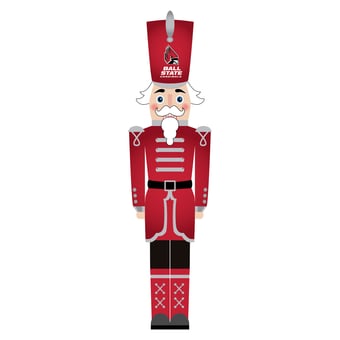 Ball State Cardinals 46" Nutcracker Leaner