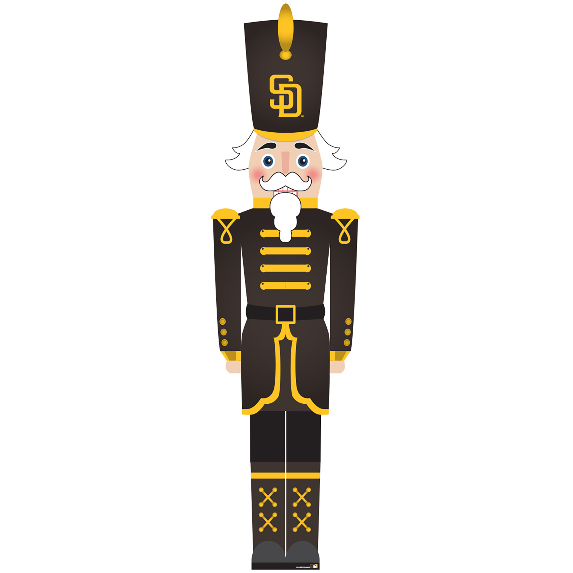 San Diego Padres 46" Nutcracker Leaner