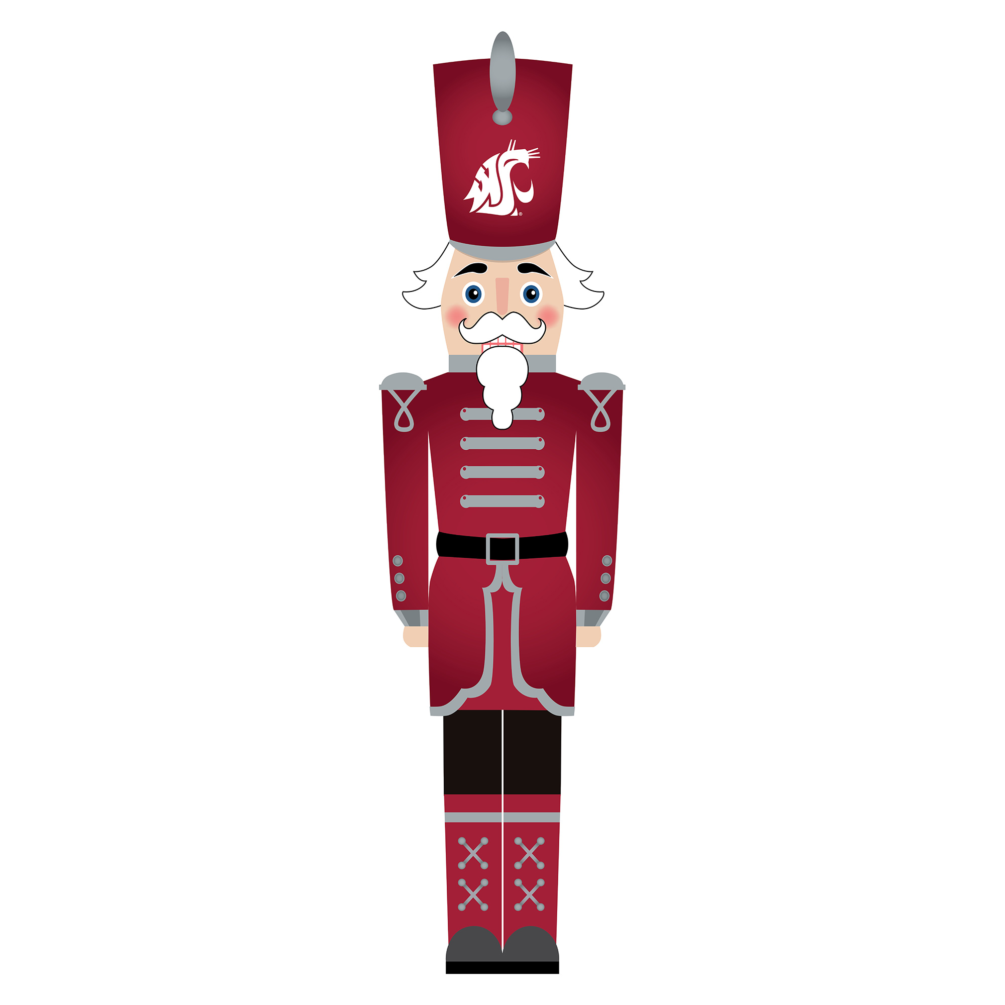 Washington State Cougars 46" Nutcracker Leaner