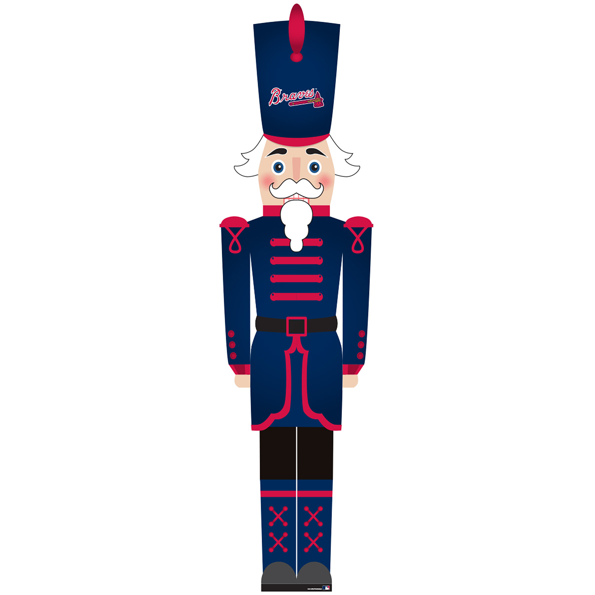 Atlanta Braves 46" Nutcracker Leaner