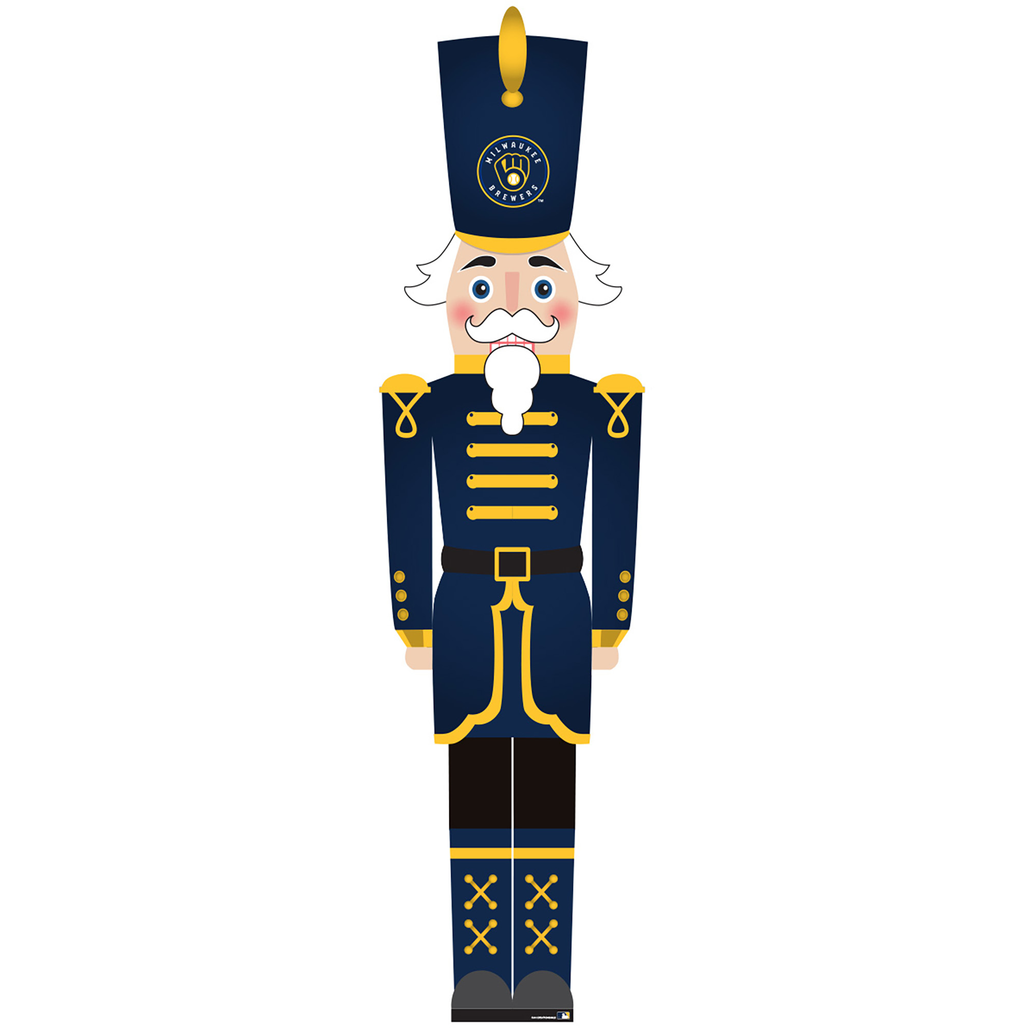 Milwaukee Brewers 46" Nutcracker Leaner