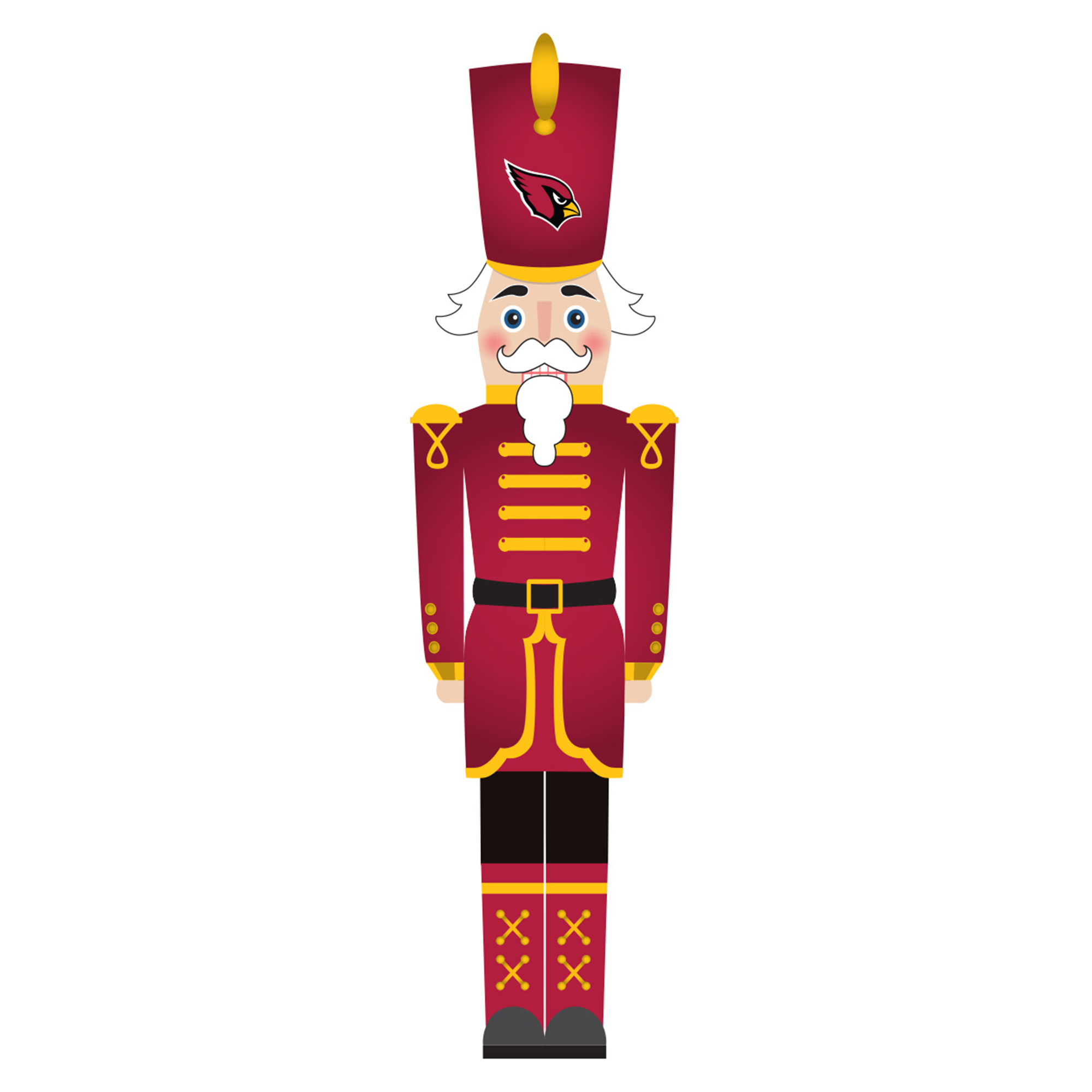 Arizona Cardinals 46" Nutcracker Leaner