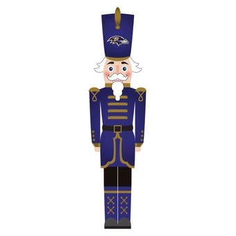 Baltimore Ravens 46" Nutcracker Leaner