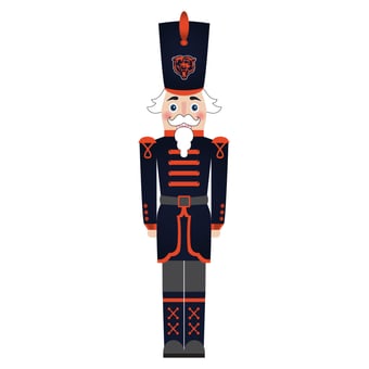 Chicago Bears 46" Nutcracker Leaner
