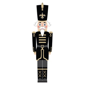New Orleans Saints 46" Nutcracker Leaner