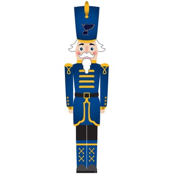 St. Louis Blues 46" Nutcracker Leaner