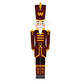 Washington Commanders 46" Nutcracker Leaner