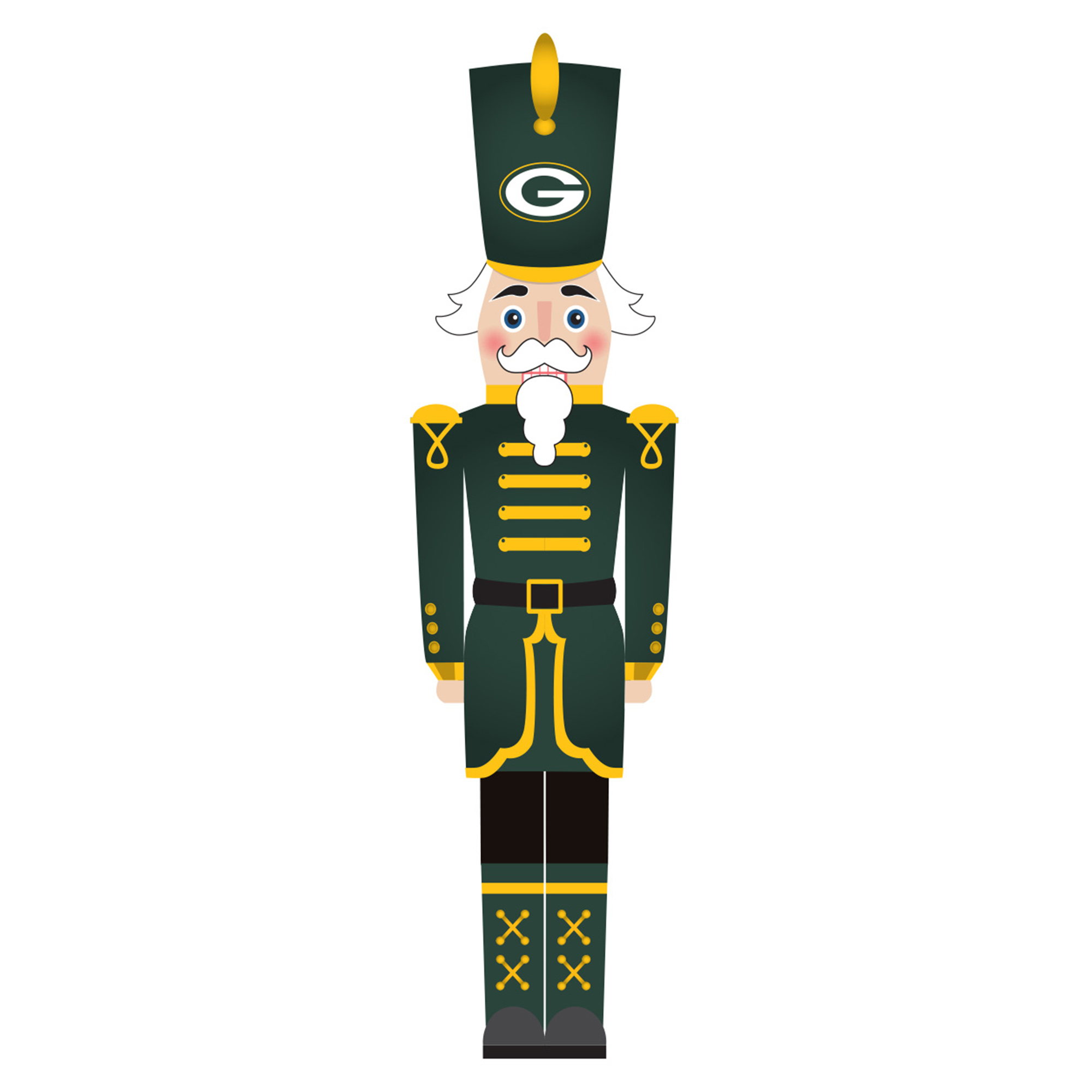 Green Bay Packers 46" Nutcracker Leaner