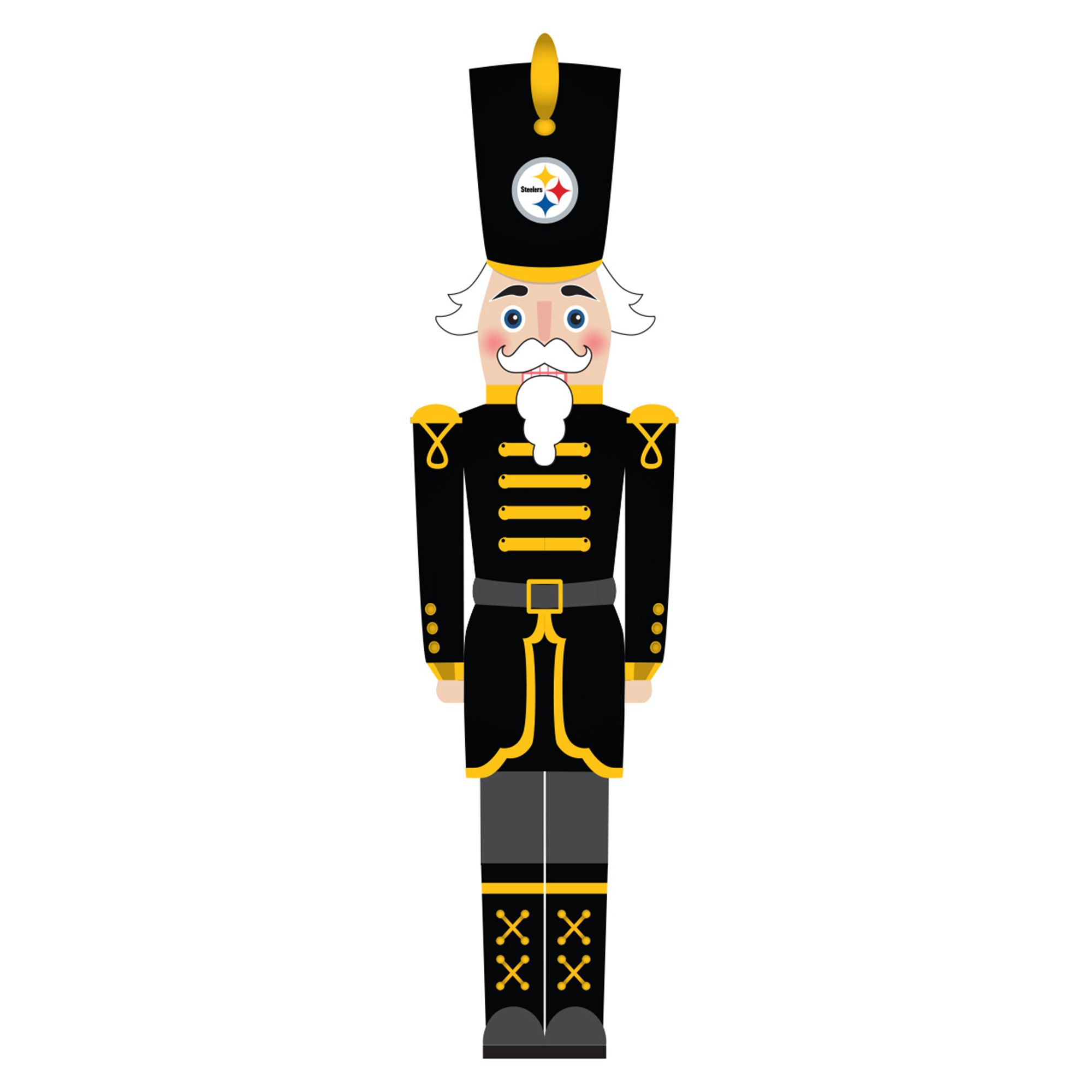 Pittsburgh Steelers 46" Nutcracker Leaner