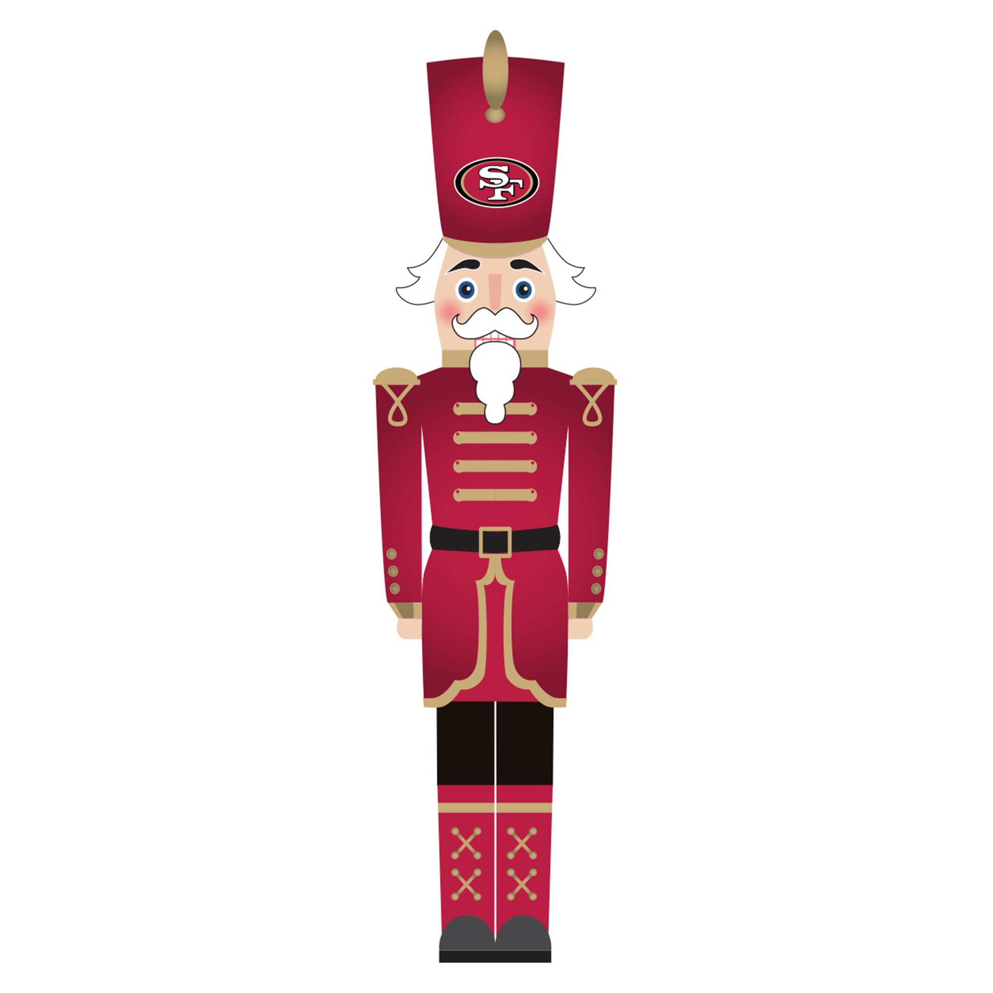 San Francisco 49ers 46" Nutcracker Leaner
