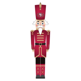 San Francisco 49ers 46" Nutcracker Leaner
