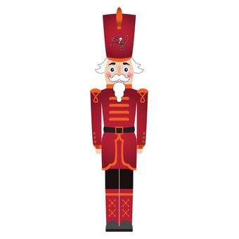Tampa Bay Buccaneers 46" Nutcracker Leaner