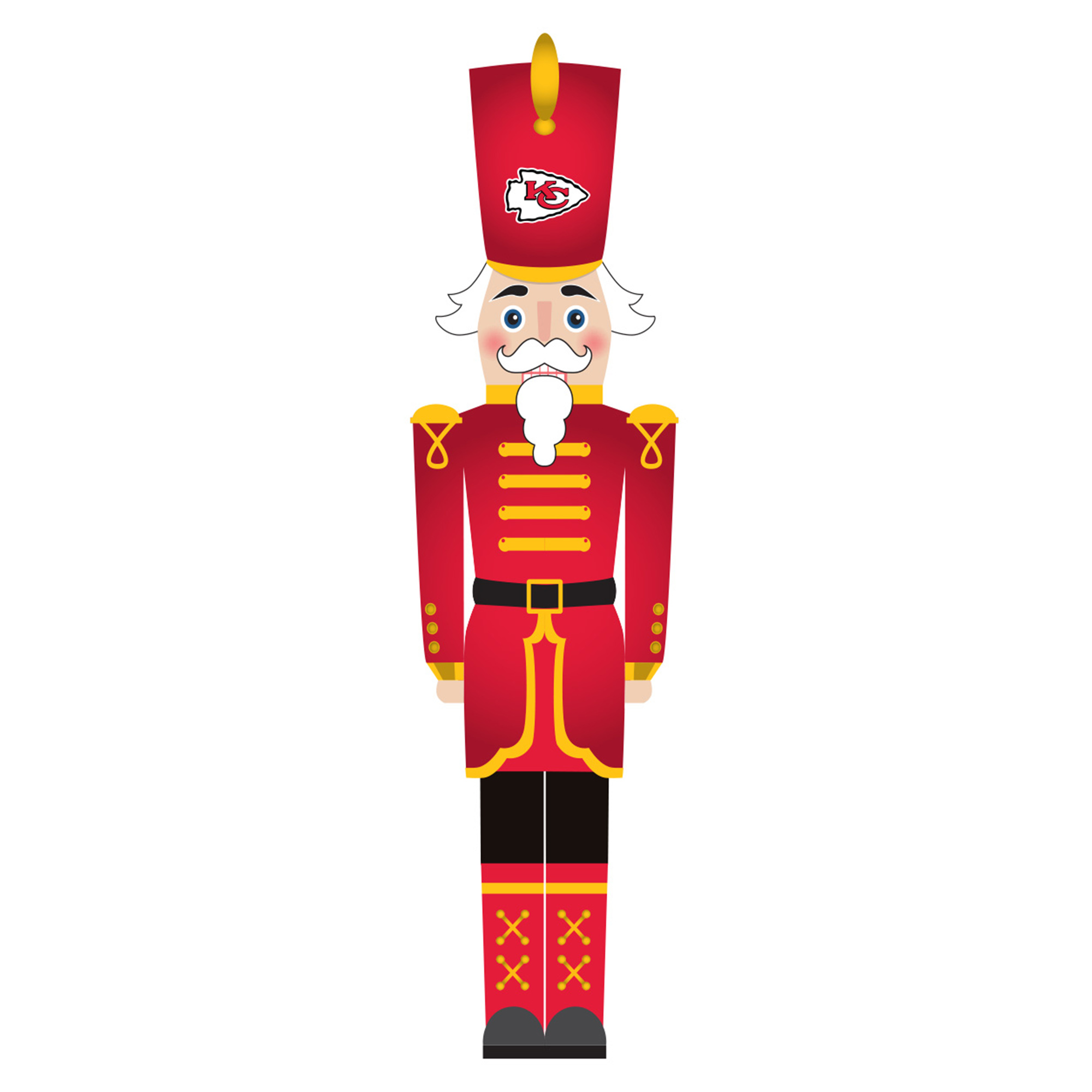 Kansas City Chiefs 46" Nutcracker Leaner