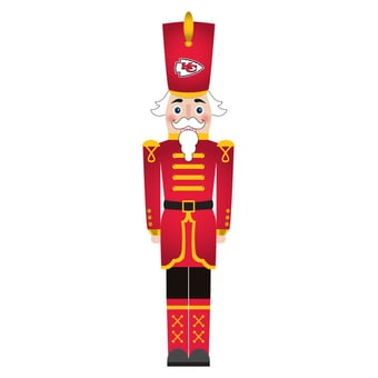 Kansas City Chiefs 46" Nutcracker Leaner
