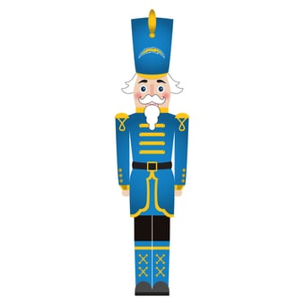 Los Angeles Chargers 46" Nutcracker Leaner