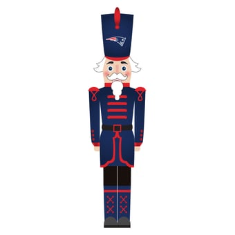 New England Patriots 46" Nutcracker Leaner