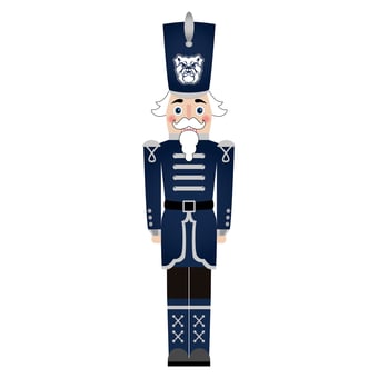 Butler Bulldogs 46" Nutcracker Leaner