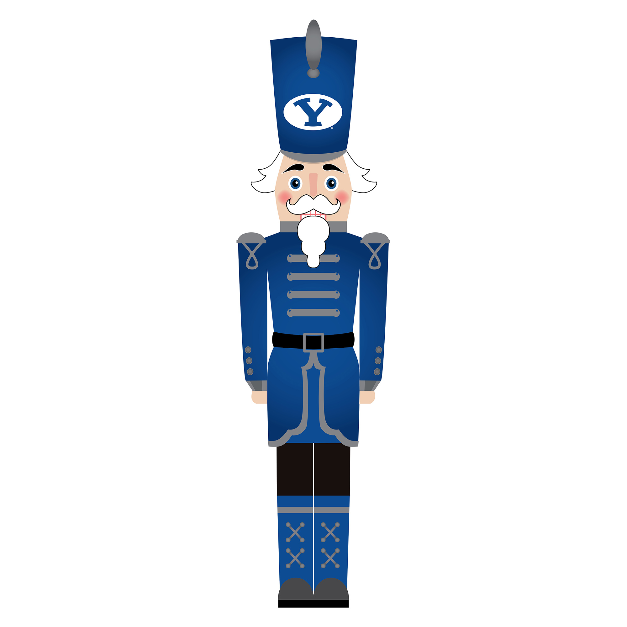 BYU Cougars 46" Nutcracker Leaner