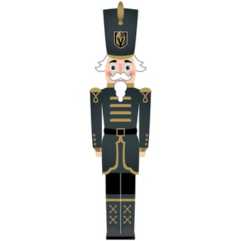 Vegas Golden Knights 46" Nutcracker Leaner