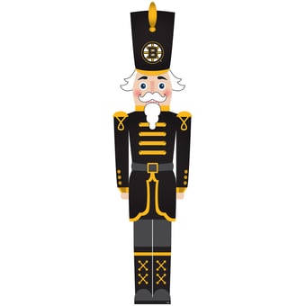 Boston Bruins 46" Nutcracker Leaner