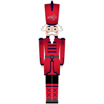 Washington Capitals 46" Nutcracker Leaner
