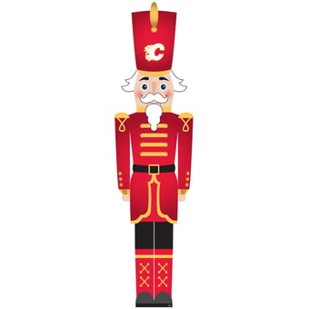 Calgary Flames 46" Nutcracker Leaner