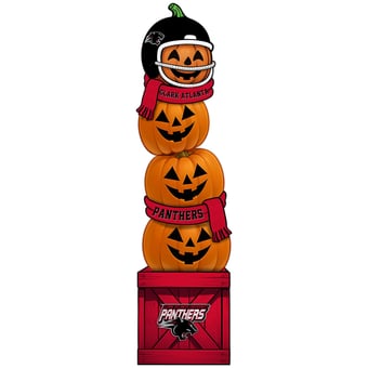 Clark Atlanta University Panthers 31" Stacked Pumpkin Leaner