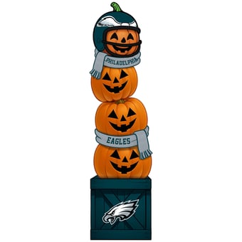 Philadelphia Eagles 31" Stacked Pumpkin Leaner