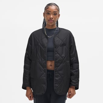 Women's lululemon Obsidian Philadelphia Eagles Quilted Insulated Full-Snap Liner Jacket